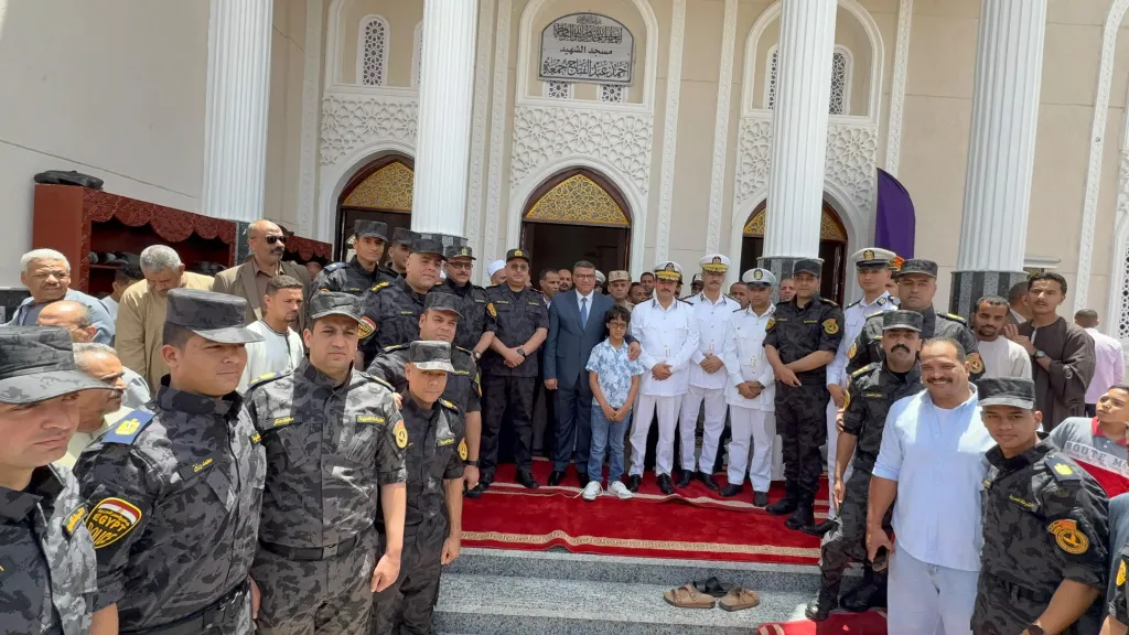 إفتتاح مسجد الشهيد المقدم أحمد عبد الفتاح جمعة