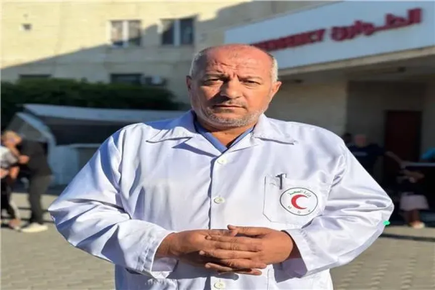 الدكتور خليل الدكران، متحدث باسم وزارة الصحة الفلسطينية