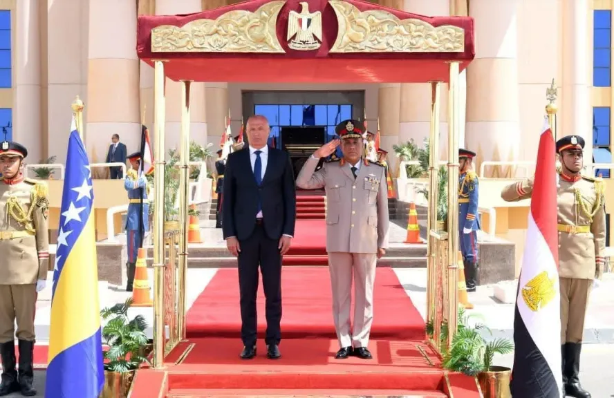 بروتوكول تعاون مشترك بين وزارة الدفاع والإنتاج الحربى ووزارة دفاع البوسنة والهرسك