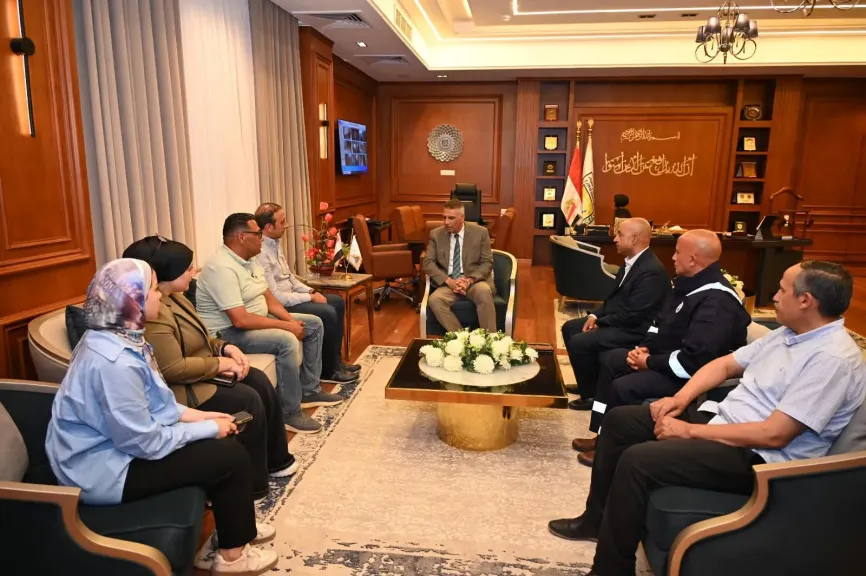 محافظ جنوب سيناء يبحث الشراكة التنموية بين شركة بترول بلاعيم ”بتروبل” ومركز بحوث الصحراء