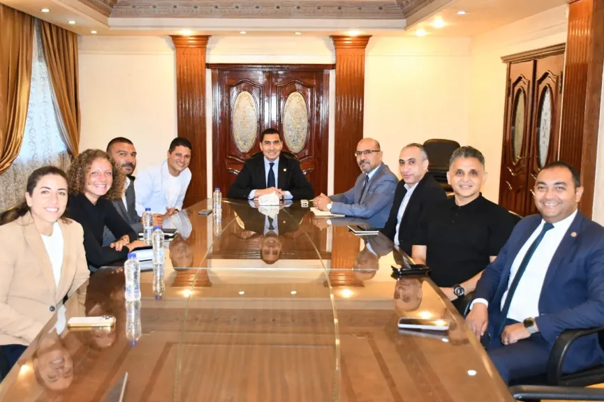 وزير الشباب والرياضة يبحث مع رئيس شركة ”I events” ترتيبات عدد من الفعاليات الرياضية المقبلة