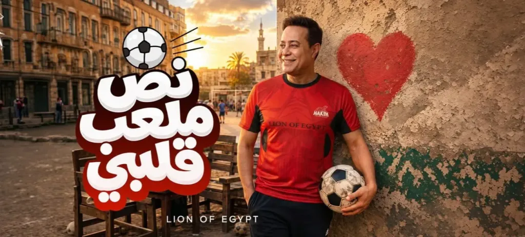 حكيم يراهن على التجديد في أغنية ”نص ملعب قلبي” بمفردات غير تقليدية