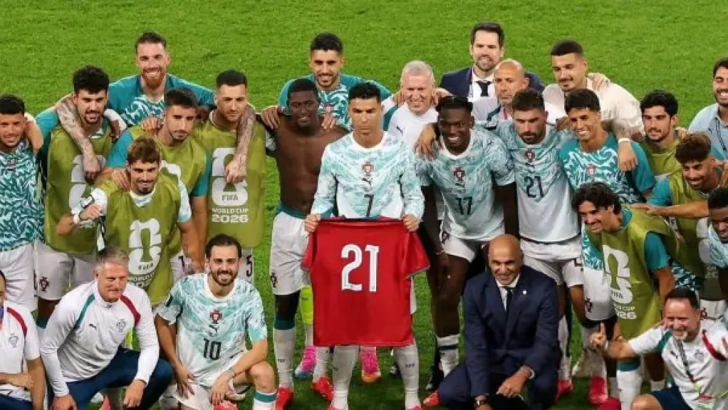 بدموع ووفاء.. رونالدو ومنتخب البرتغال يحيون ذكرى ديوجو جوتا بعد التأهل في كأس العالم