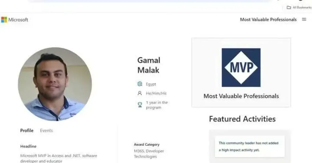 مبرمج بجامعة قنا يحصل على جائزة ”Microsoft MVP” العالمية لعام 2026 في مجالي تقنيات المطورين والـ M365