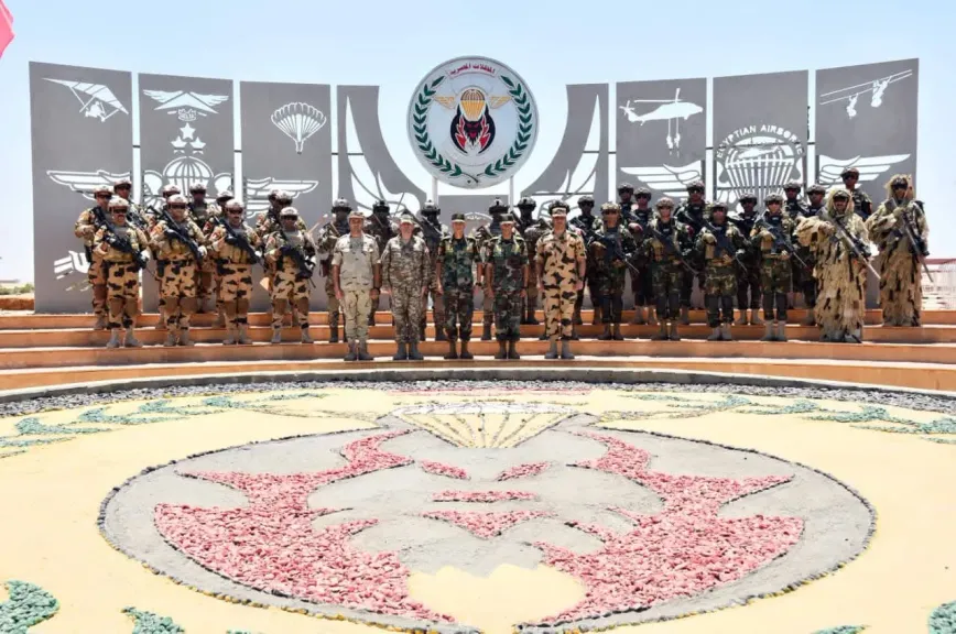 إنطلاق التدريب المصرى التركى المشترك ”العُقاب الذهبى GOLDEN  EAGLE”بقيادتى قوات المظلات والصاعقة المصرية