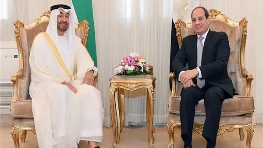السيسي وبن زايد يبحثان مستجدات الشرق الأوسط وجهود تجنب المزيد من التصعيد