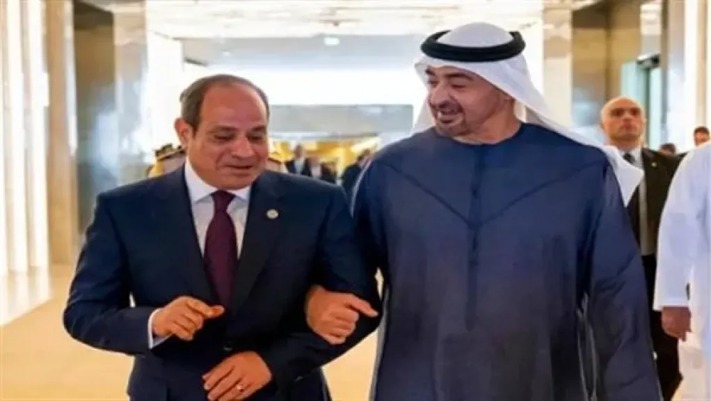 الرئيس السيسي وبن زايد