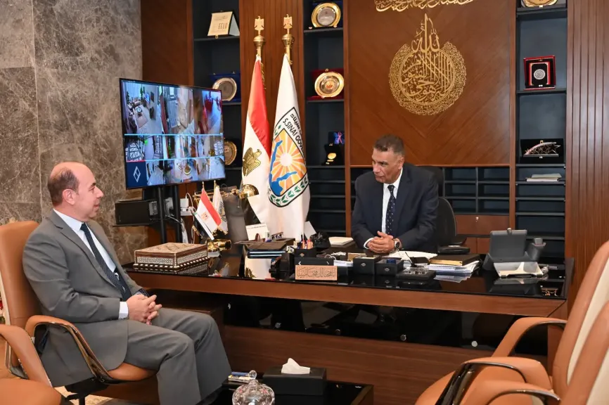 لقاء المحافظ برئيس محكمة إستئناف جنوب سيناء 