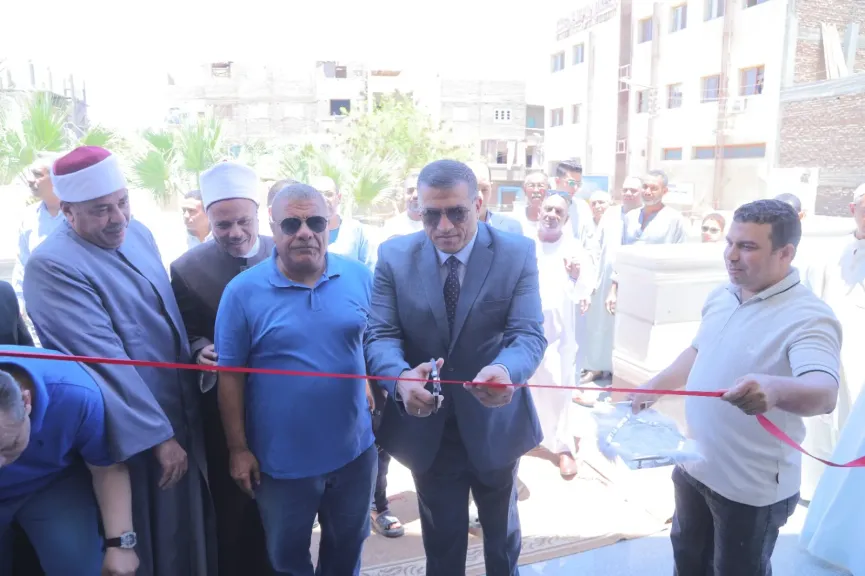 إفتتاح مسجد المهندس محمود محمد علي حسن بقوص