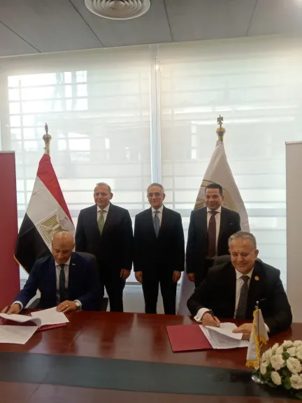 وزير العدل يفتتح فرع توثيق بنك مصر بالتجمع الخامس ضمن خطة التوسع في الخدمات الرقمية