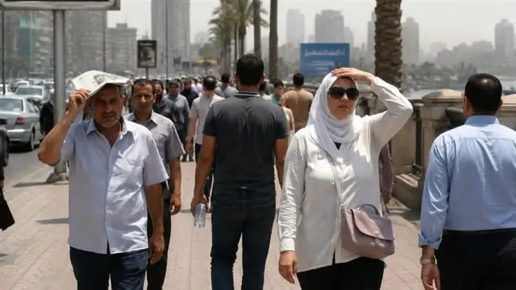 الأرصاد تحذر من ذروة الموجة الحارة اليوم.. الحرارة تقترب من 44 درجة