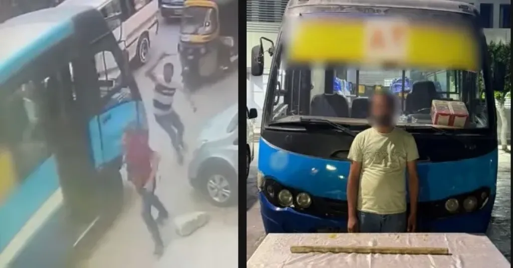 ثمن النصح غالي.. ضبط سائق نقل جماعي ضرب مواطنًا عاتبه على مخالفة مرورية بعين شمس