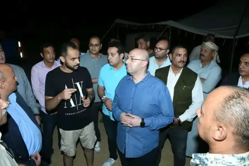 محافظ الفيوم يشارك الزوار في محمية وادي الريان 