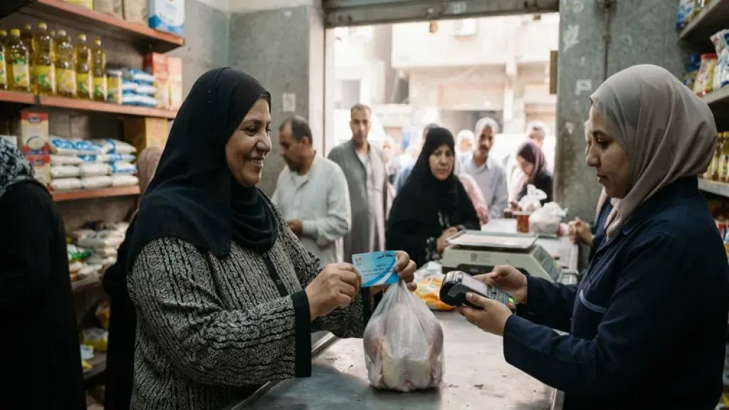 طرح الدواجن على بطاقات التموين