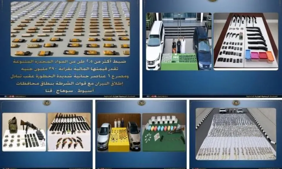 حسم أمني حازم.. مقتل 6 خارجين عن القانون بادروا بإطلاق الرصاص على قوات الشرطة
