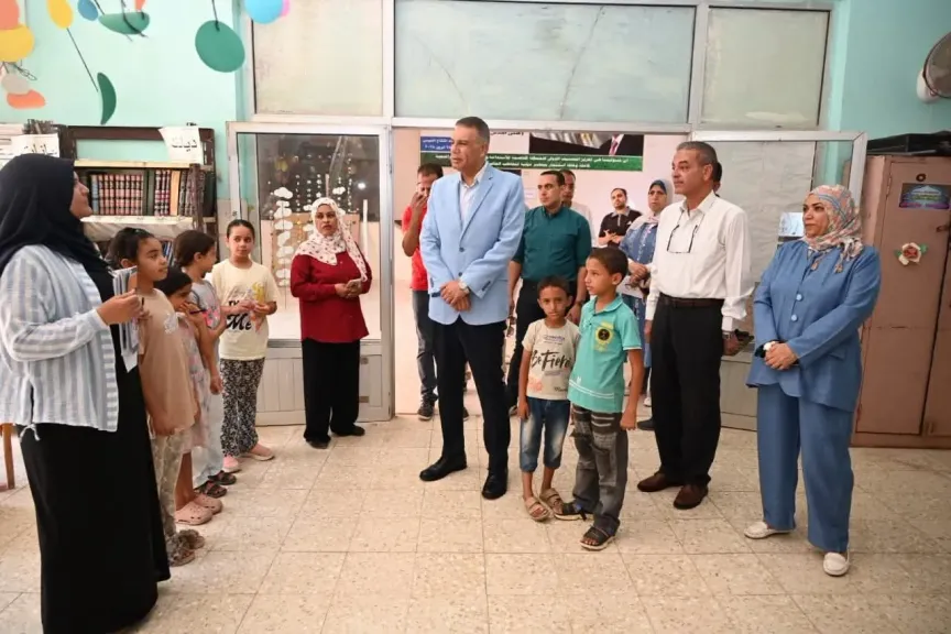متابعة الأنشطة الثقافية للأطفال ببيت ثقافة أبوزنيمة 