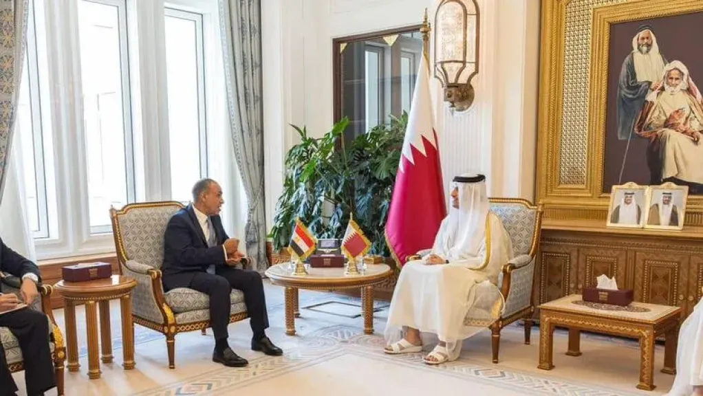 وزير الخارجية ونظيره القطري