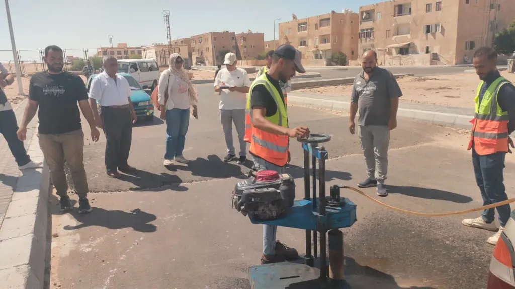 طرق جنوب سيناء : إستلام إبتدائي لأعمال خطة الطرق بمدينة طور سيناء للعام المالي 2025/2026