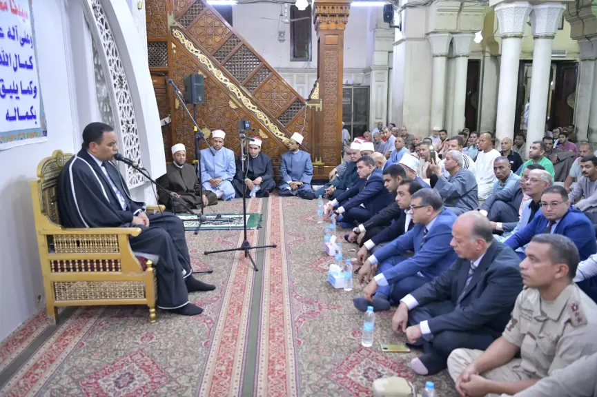 الإحتفال بذكرى المولد النبوي بمسجد سيدي عبدالرحيم القنائي