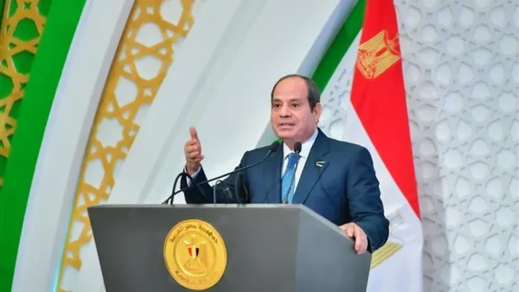 السيسي يشهد احتفالية الأوقاف بالمولد النبوي الشريف في العاصمة الجديدة.