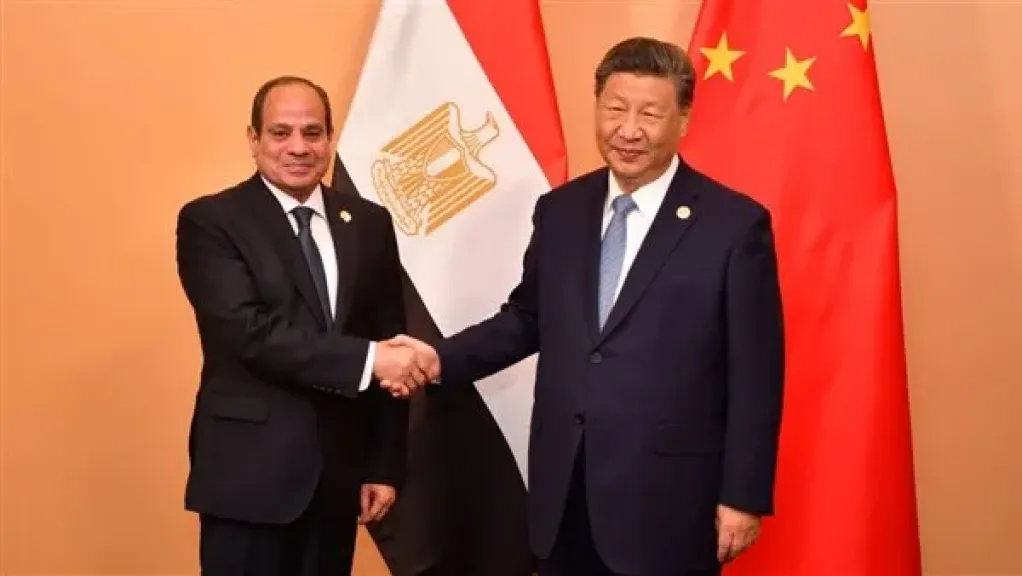 الرئيس السيسي ورئيس الصين