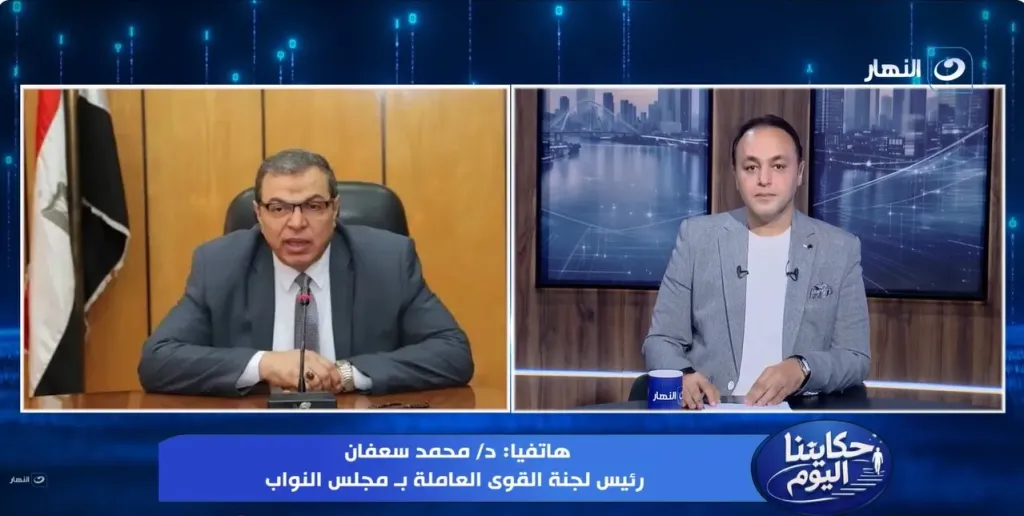 الدكتور محمد سعفان، رئيس لجنة القوى العاملة بمجلس النواب
