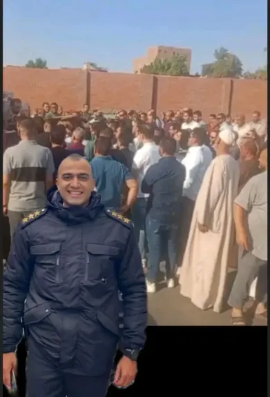 وسط حالة من الحزن.. أهالي الفيوم يودعون النقيب زياد عبد الحليم