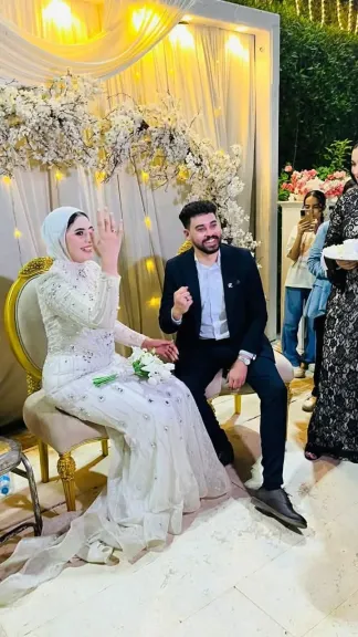 الكاتب الصحفي محمد باسم يحتفل بخطوبة شقيقه أحمد