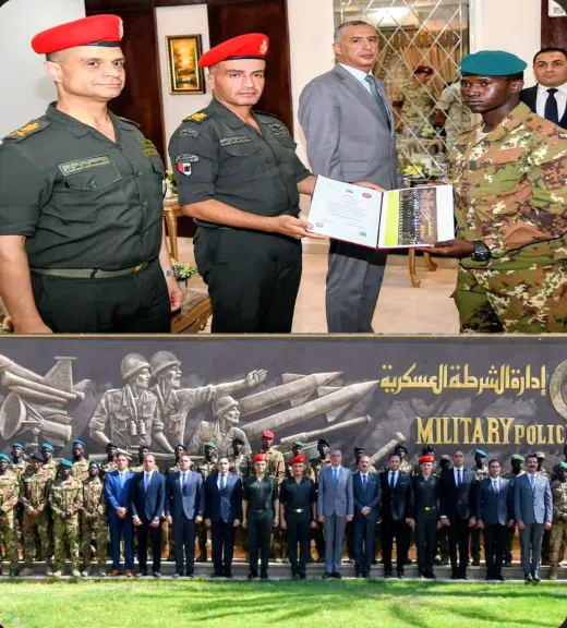 القوات المسلحة تنظم عدداً من الدورات التدريبية للكوادر بدولة مالي لحماية وتأمين الشخصيات الهامة