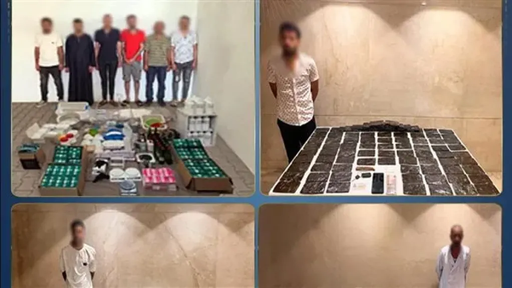 مقتل 6 عناصر جنائية شديدة الخطورة وضبط مخدرات وأسلحة بـ128 مليون جنيه