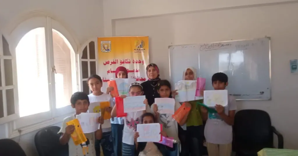 تكافؤ الفرص بجنوب سيناء تختتم دورة ”الرسم والتنمية المهارية للأطفال” ضمن مبادرة ”أنا متعلم مدى الحياة”