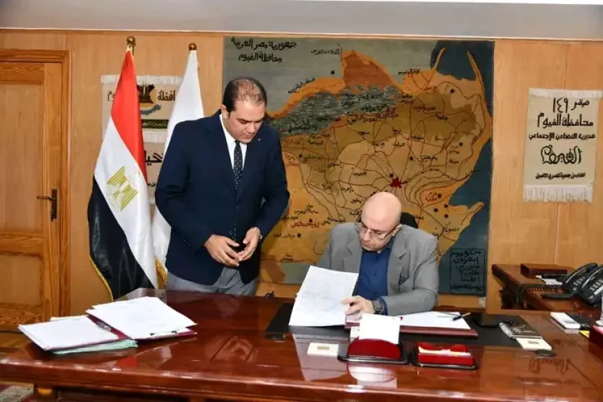 محافظ الفيوم: النزول بالحد الأدنى للقبول بالتعليم الثانوي العام بالمدارس التي لم تستوف كثافاتها إلى 218 درجة