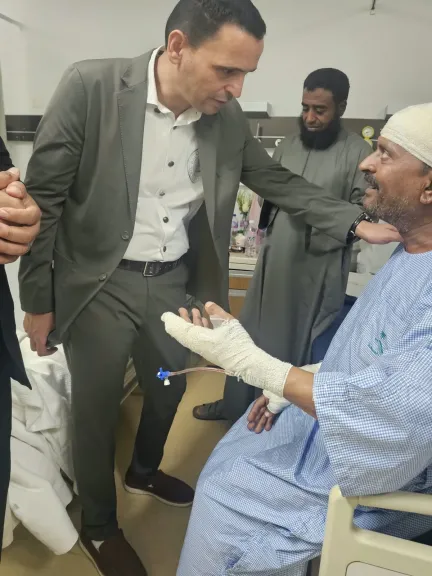 جانب من الزيارة 