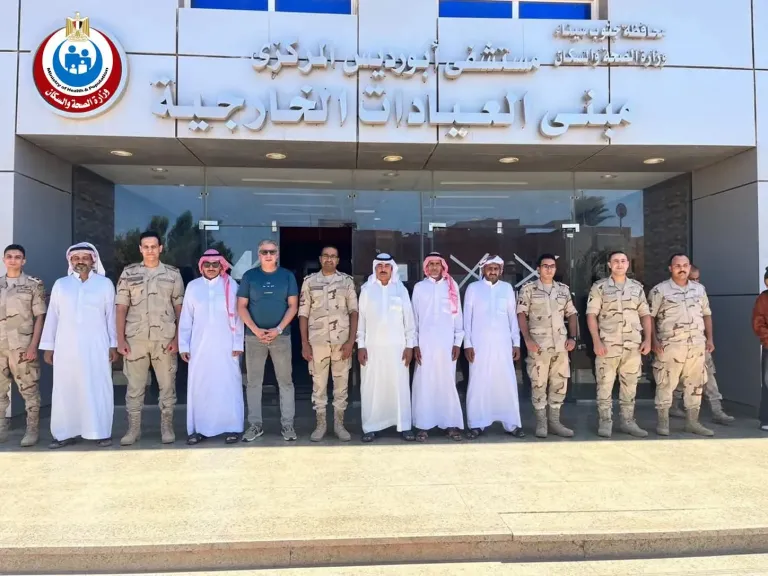 الكشف الطبي على 684 مواطن ضمن القافلة الطبية المجانية للجيش الثالث الميداني بمستشفى أبورديس المركزي