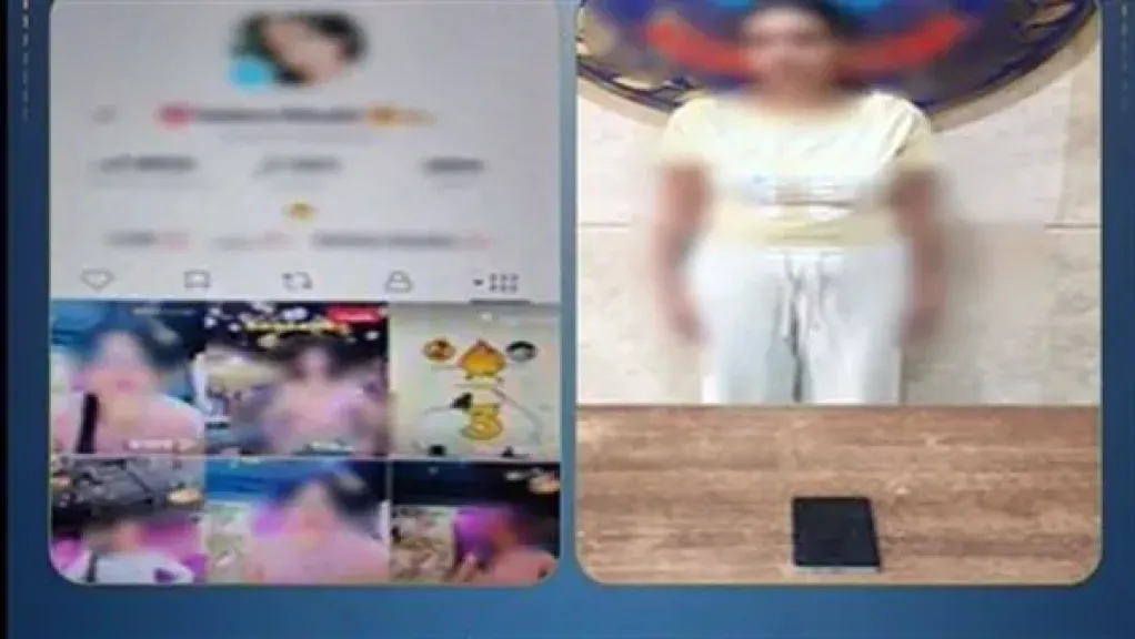ضبط صانعة محتوى لنشر مقاطع فيديو خادشة للحياء على مواقع التواصل