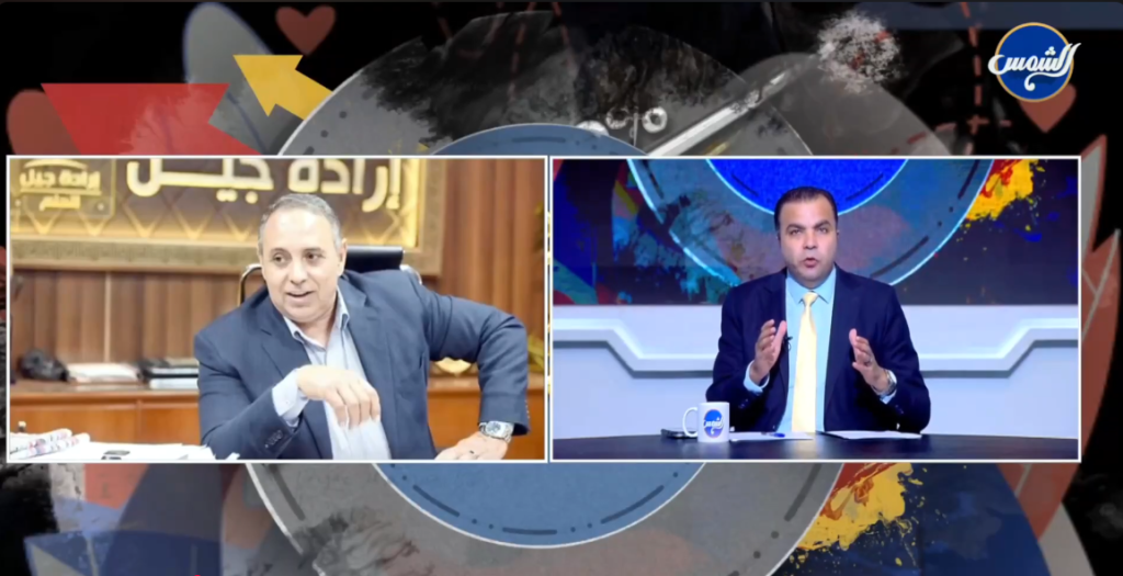 محمد الإشعابي: ”إرادة جيل” ينقل نبض الشارع بروح من المسؤولية الوطنية ودعم كامل لمؤسسات الدولة والجيش والشرطة