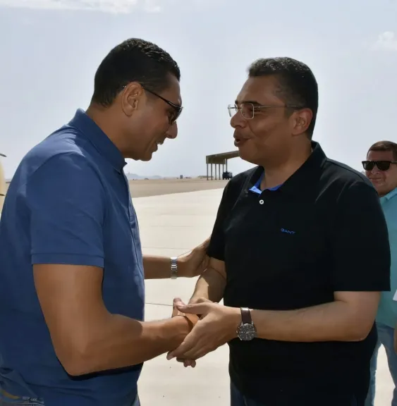 وزير الشباب والرياضة يصل إلى البحر الأحمر لبدء جولة تفقدية بمناطق الشلاتين وأبو رماد وحلايب