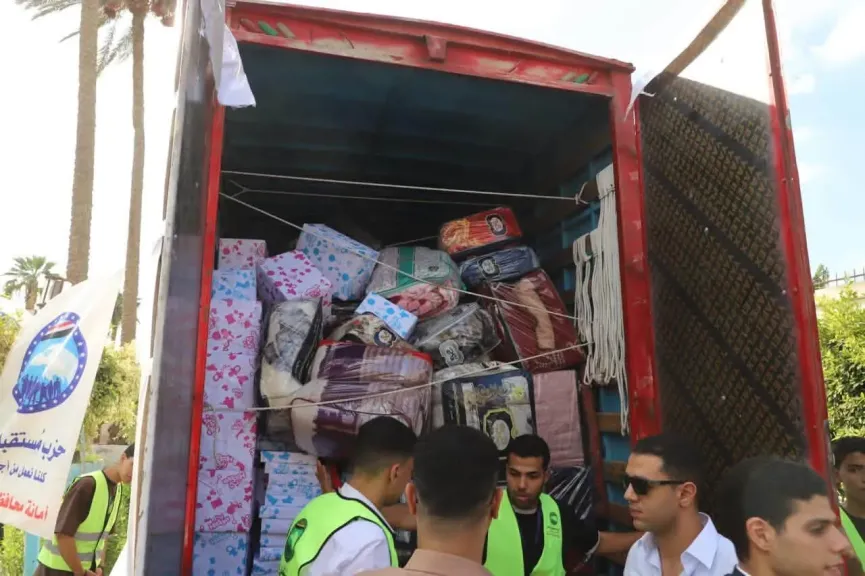 مستقبل وطن يطلق «قافلة الخير» بالغربية لزيارة الأيتام وتوزيع الهدايا