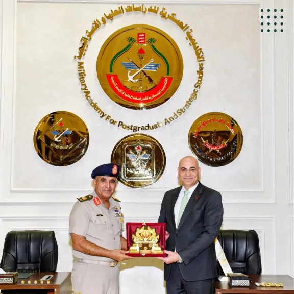 بروتوكول تعاون بين الأكاديمية العسكرية للدراسات العليا وجامعة السادات لتبادل الخبرات العلمية والأكاديمية والتدريبية