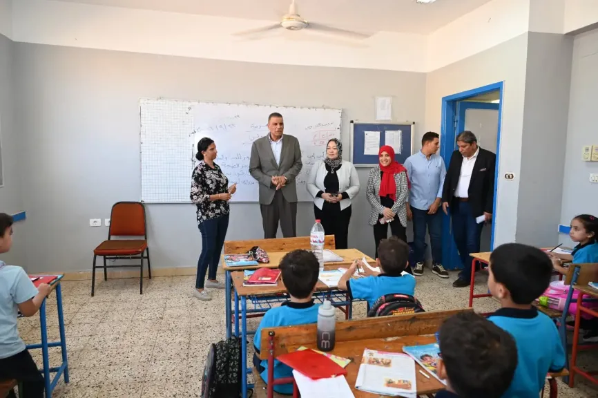 تمهيداً لإفتتاح المرحلة الإعدادية .. محافظ جنوب سيناء يتابع توسعات مدرسة جيل أكتوبر بشرم الشيخ