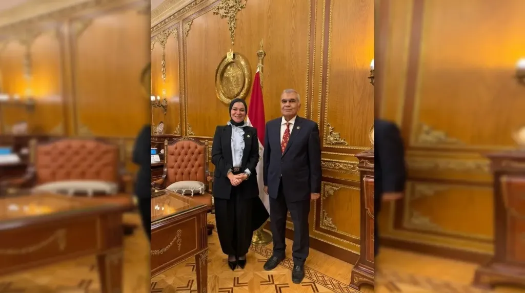 النائبة ريم الصاوي، عضو مجلس الشيوخ
