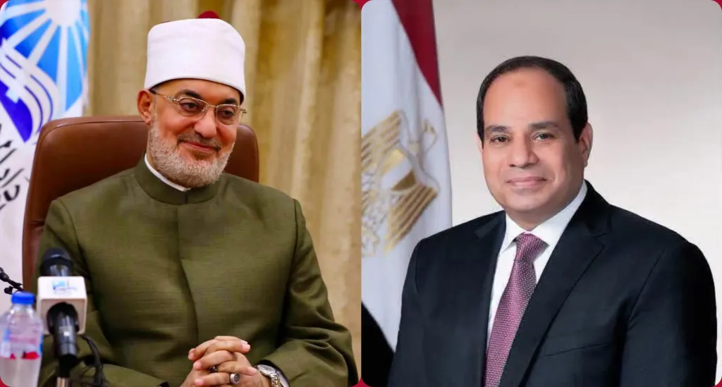 مفتي الجمهورية يهنئ الرئيس السيسي والشعب المصري بذكرى انتصار أكتوبر الـ 53
