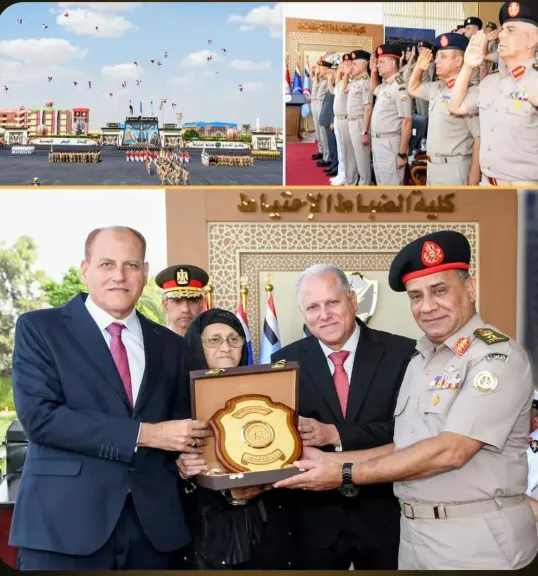 وزير الدفاع والإنتاج الحربي يشهد حفل تخرج الدفعة (170) كلية الضباط الإحتياط