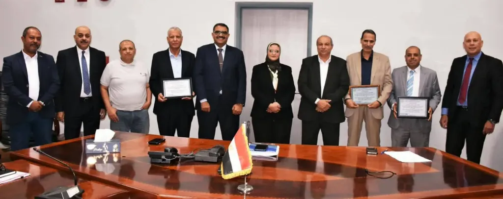 تكريم مستحق بعد أداء استثنائي.. مصر الوسطى تتألق في «يوم الأمان»