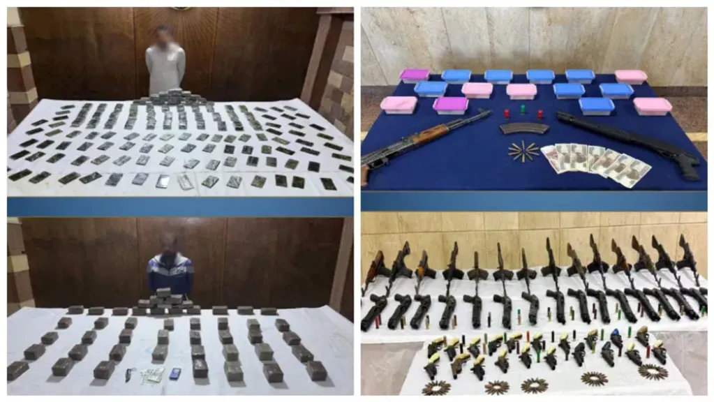 مقتل 4 عناصر جنائية شديدة الخطورة وضبط مخدرات وأسلحة بـ144 مليون جنيه