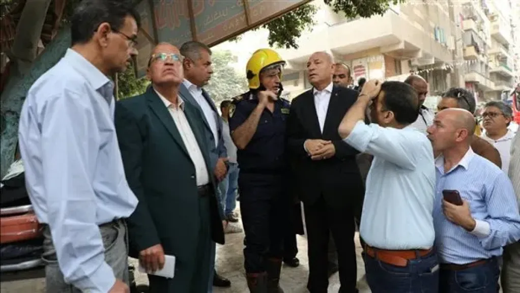 محافظ القاهرة يشكل لجنة هندسية لفحص العقارات المجاورة لعقار حدائق القبة المنهار