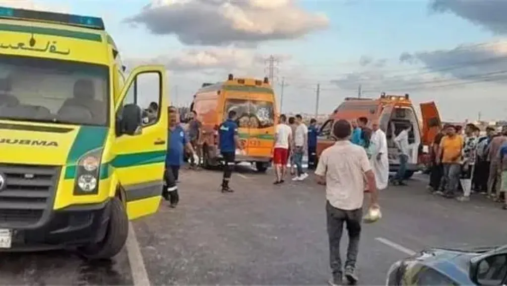حادث مروع بالوادي الجديد.. إصابة 15 شخصًا إثر انقلاب ميكروباص بطريق الداخلة