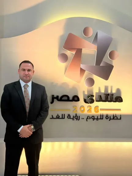 المهندس روحي العربي، الأمين المساعد لأمانة شؤون المجالس المحلية المركزية بحزب مستقبل وطن