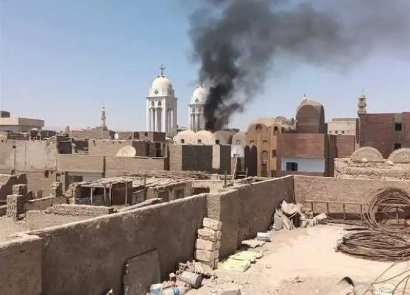 حريق كنيسة العذراء