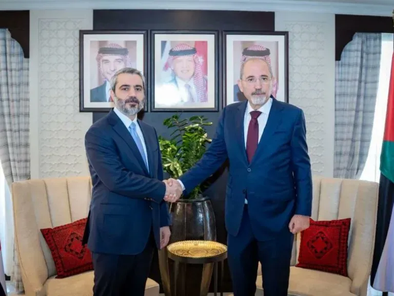 وزيرا خارجية الأردن وسوريا